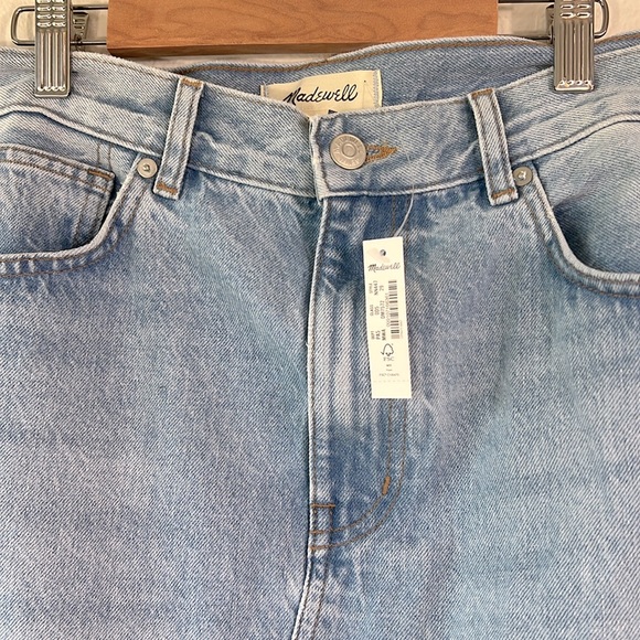 NWT MADEWELL The Rilee Denim Midi Skirt - Picture 8 of 9